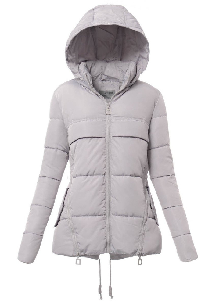 Damska Zimowa Kurtka Szara