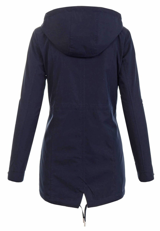 Kurtka Dwustronna Wiosenna Marcela Granatowa/Czerwona