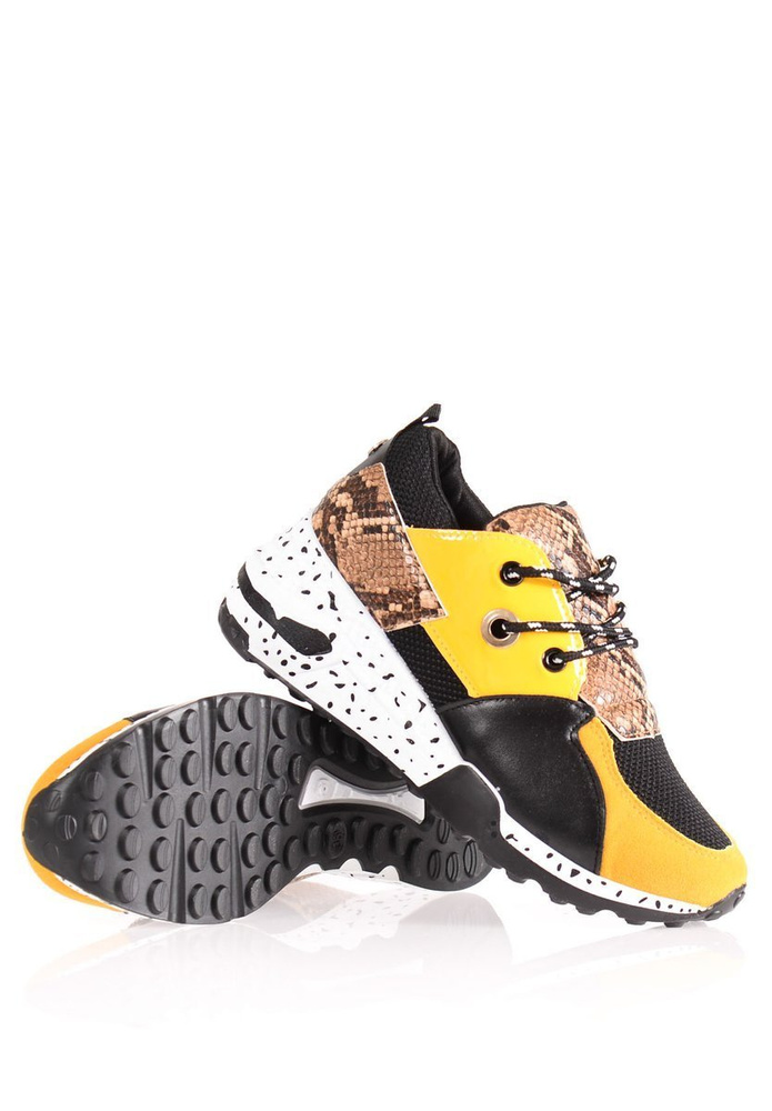 Damskie Sportowe Buty Zółte