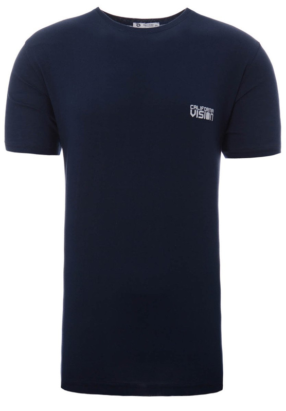 Męska Koszulka T-Shirt Nadruk California Vision Granatowa