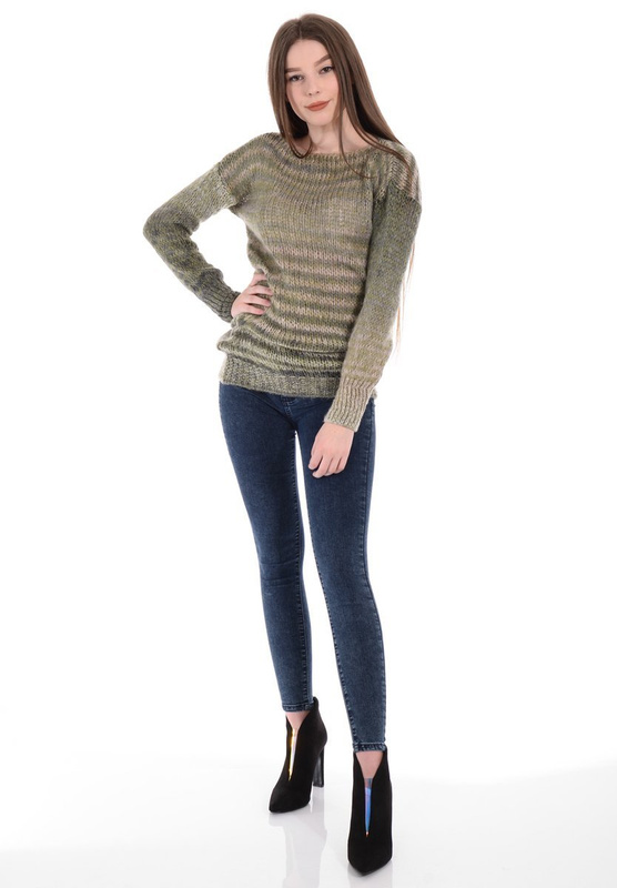 Damski Sweter Zielony