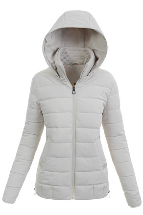 Damska Kurtka Zimowa Bernadeta Ecru