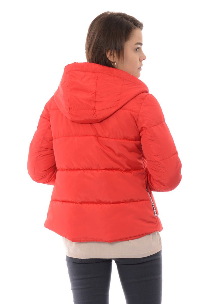 Damska Zimowa Kurtka Ortalionowa Ludmiła Czerwona