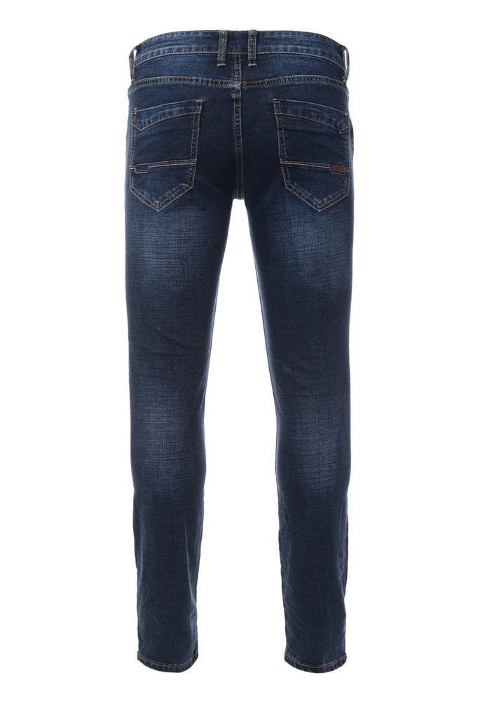 Męskie Spodnie Jeansowe Granatowe