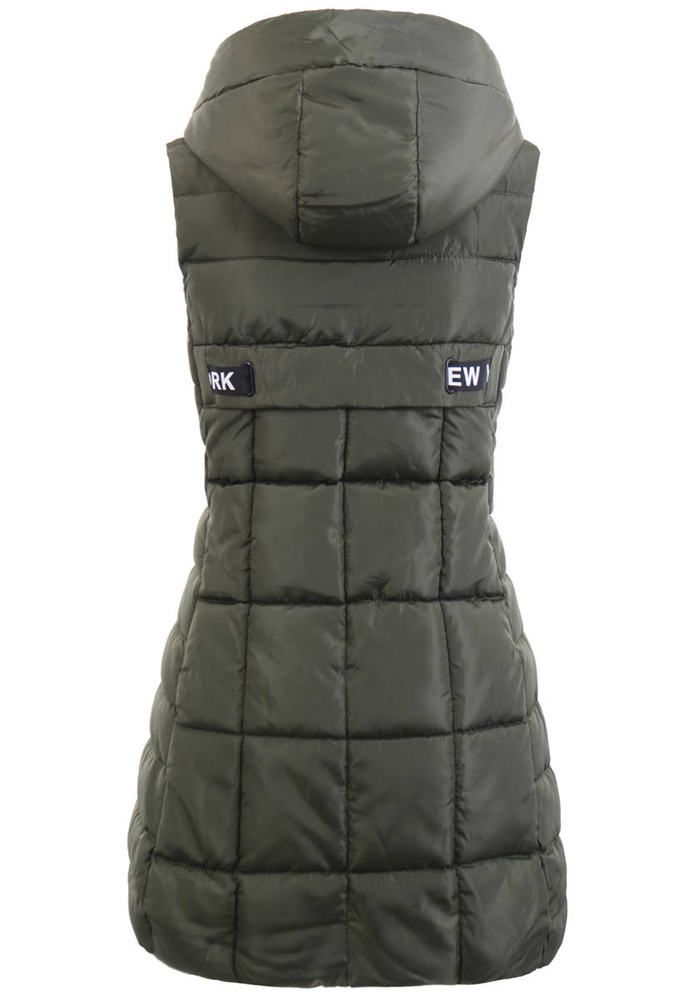 Damska Kamizelka Bezrękawnik Marietta Zielony