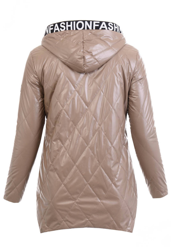 Damska Wiosenna Kurtka Feliksa Jasno Brązowa