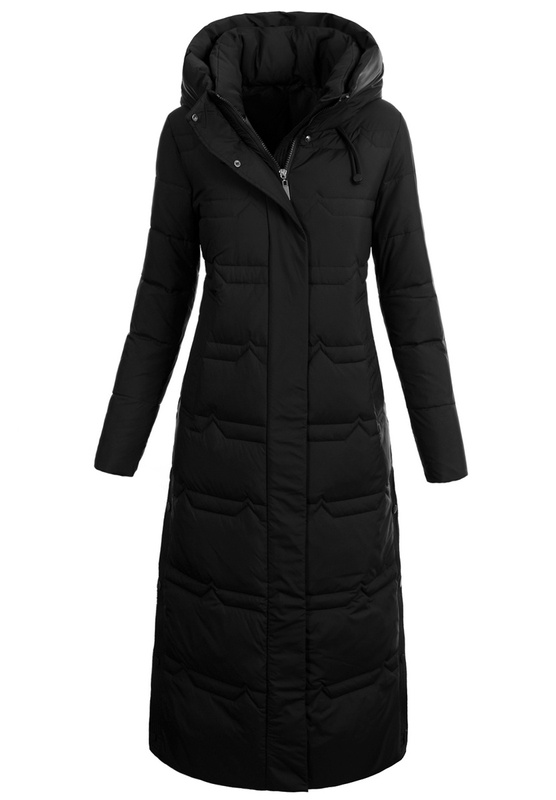 Damska Kurtka Ortalionowa Długa Nina Czarna