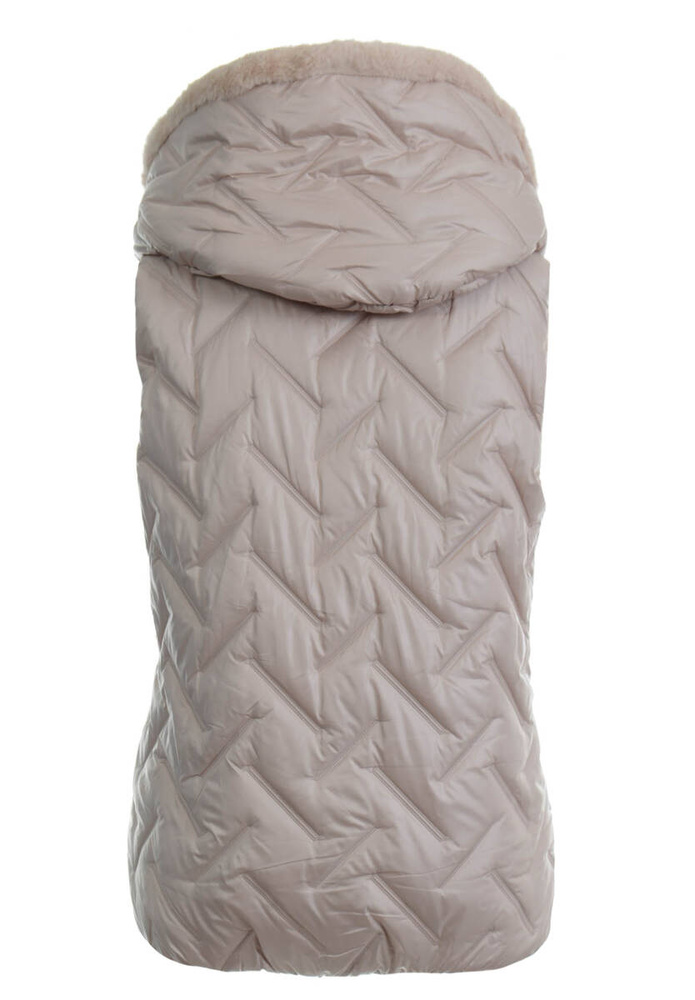 Damska Kamizelka Bezrękawnik Marie Beżowa