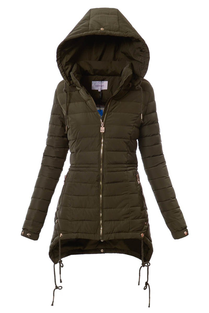 Damska Zimowa Kurtka Ortalionowa Kristin Zielona