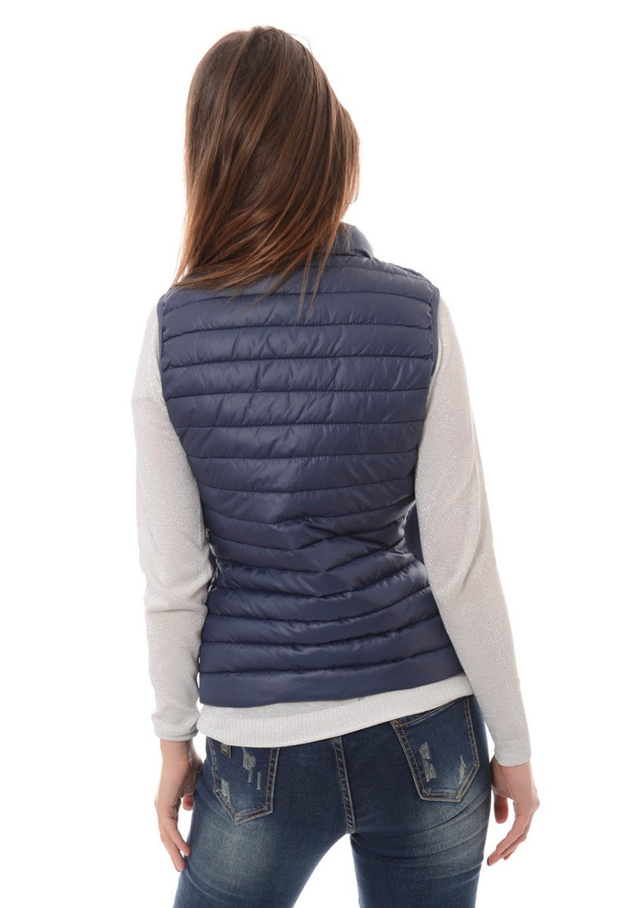 Damska Kamizelka Bezrękawnik Granat