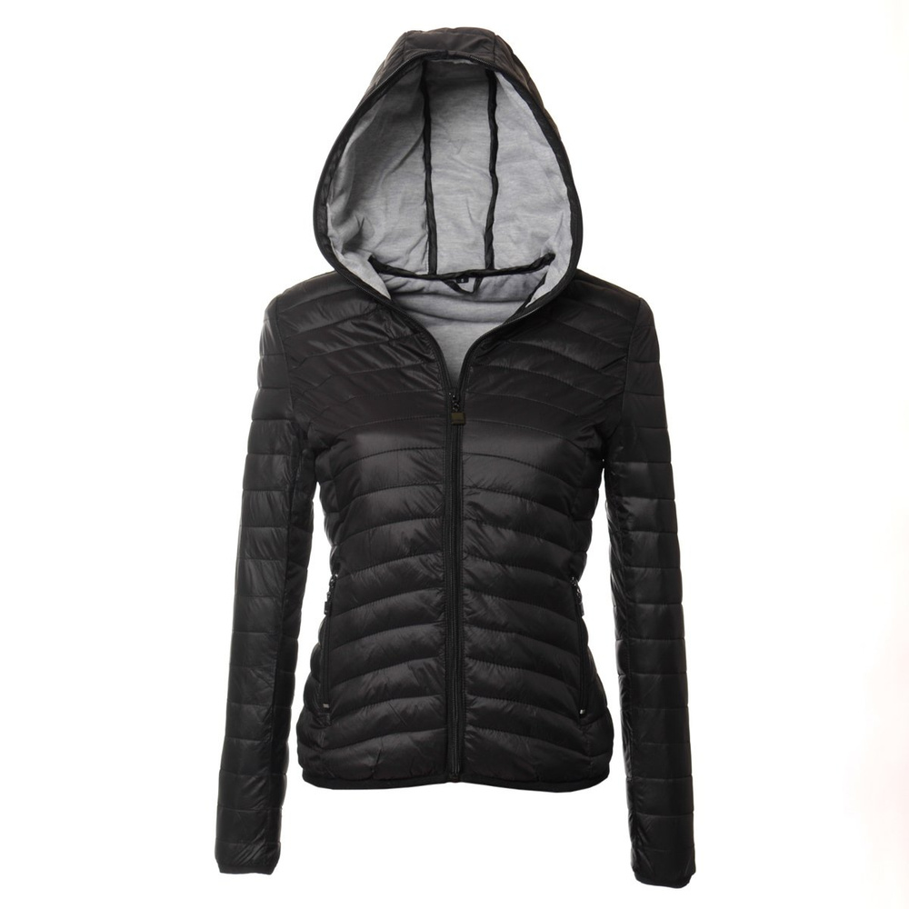 Damska Ortalionowa Wiosenna - Jesienna Kurtka Anastasia Czarna