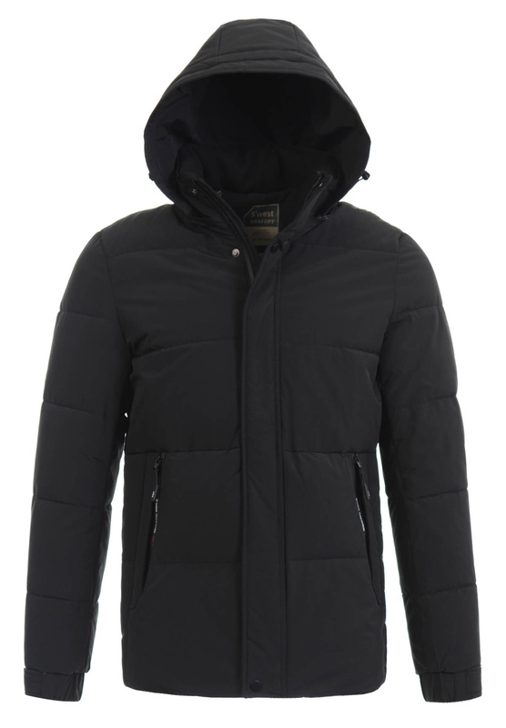 Męska Zimowa Kurtka Łukasz Czarna
