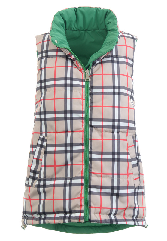 Damska Kamizelka Bezrękawnik Bianka Zielony