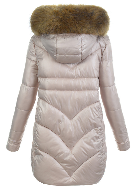 Damska Kurtka Zimowa Justyna Różowa