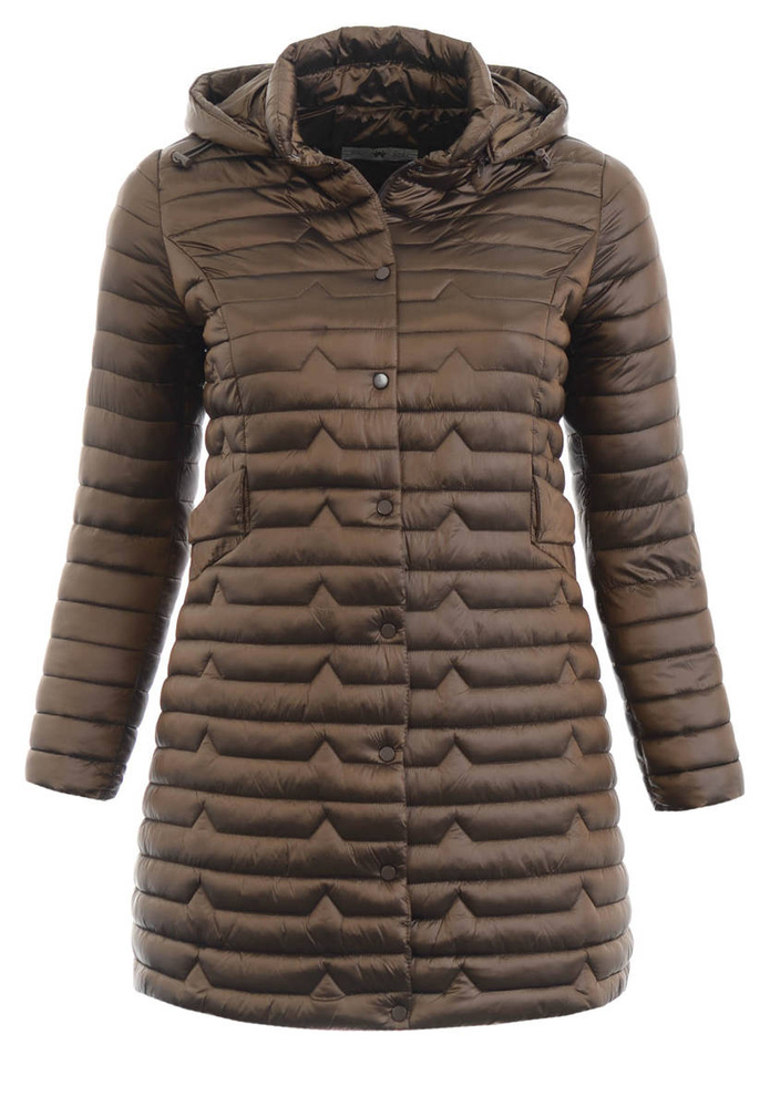 Damska Kurtka Ortalionowa Wiosenna Romana Brązowa