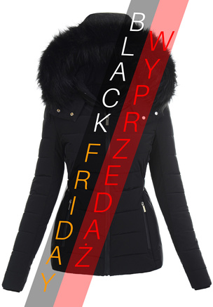 Damska Kurtka Zimowa Rose Czarna