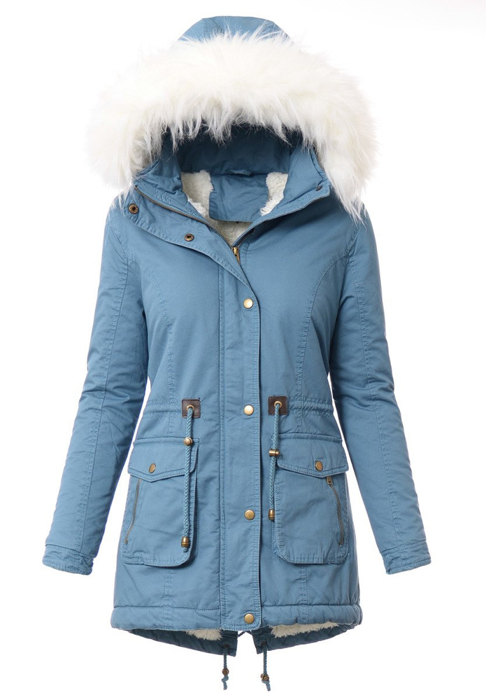 Parka Zimowa Agnieszka Niebieska