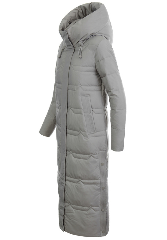 Damska Kurtka Ortalionowa Długa Nina Oliwkowa