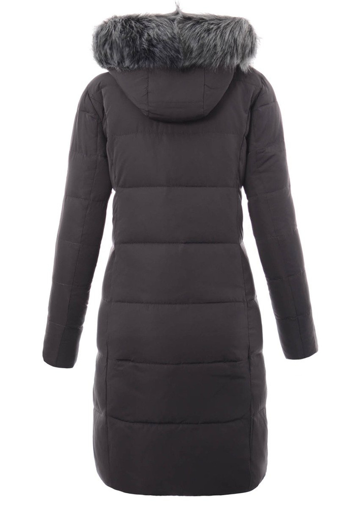 Damska Zimowa Kurtka Ortalionowa Grafitowa