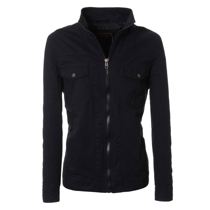 Męska Wiosenna - Jesienna Kurtka Simon Granatowa