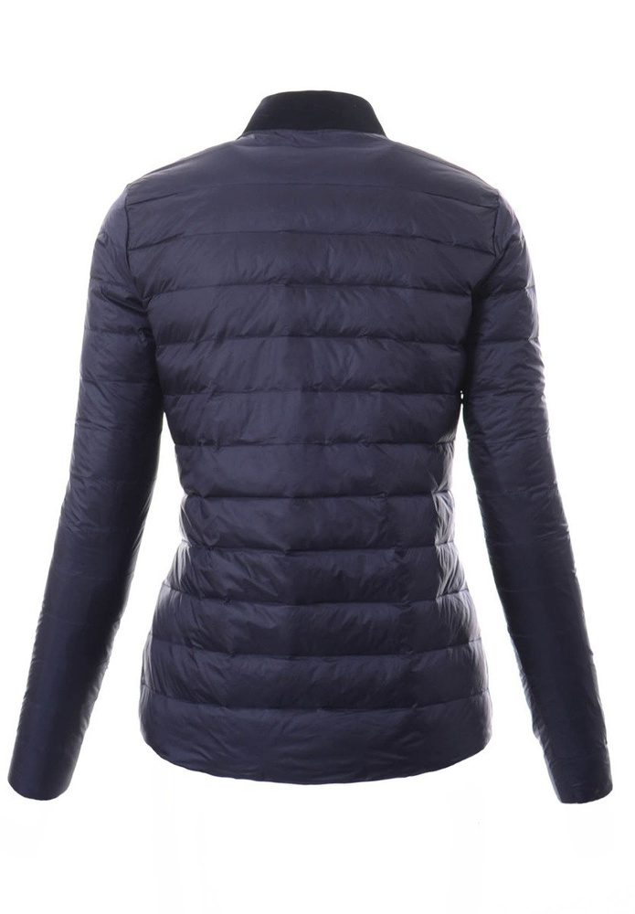 Damska Puchowa Wiosenna Kurtka Kornelia Granatowa