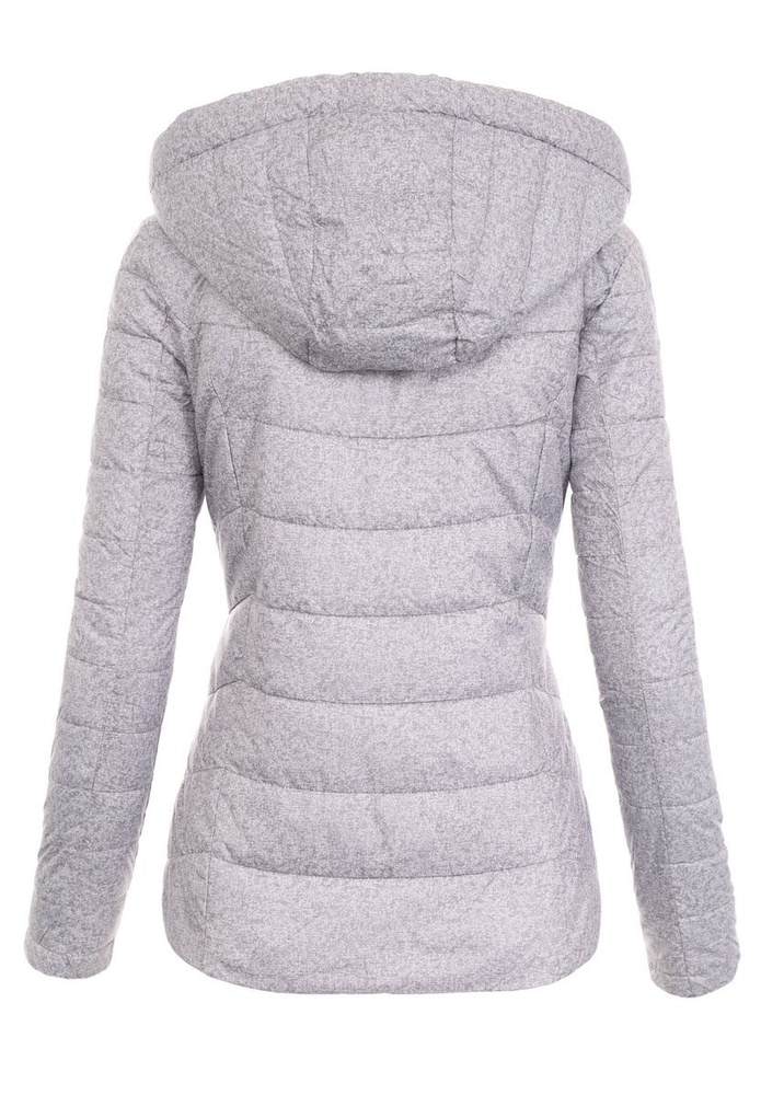 Damska Kurtka Wiosenna Michalina Szara - Melanż