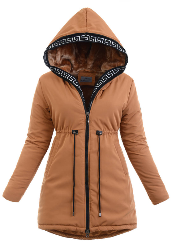 Damska Kurtka Ortalionowa Honorata Brązowa