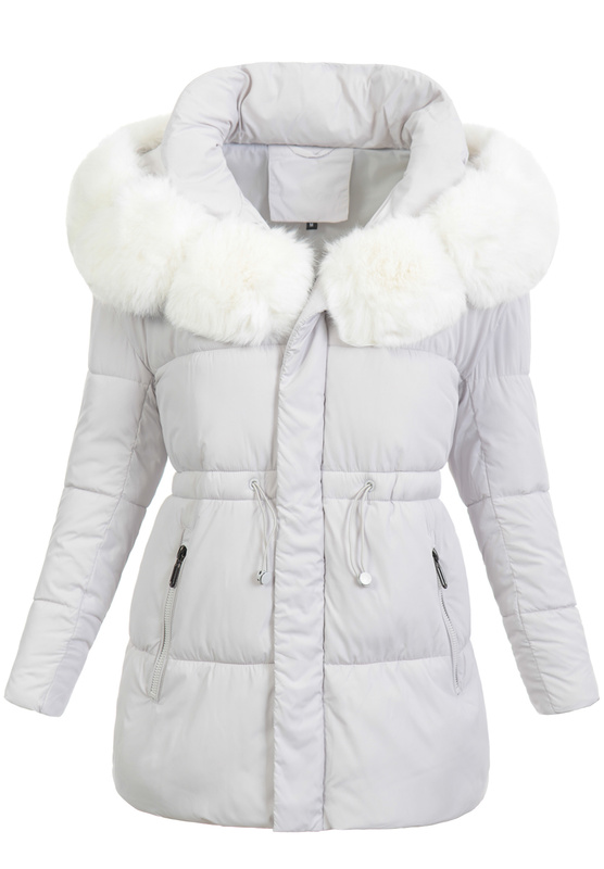 Damska Kurtka Zimowa Hortensja Jasno Szary