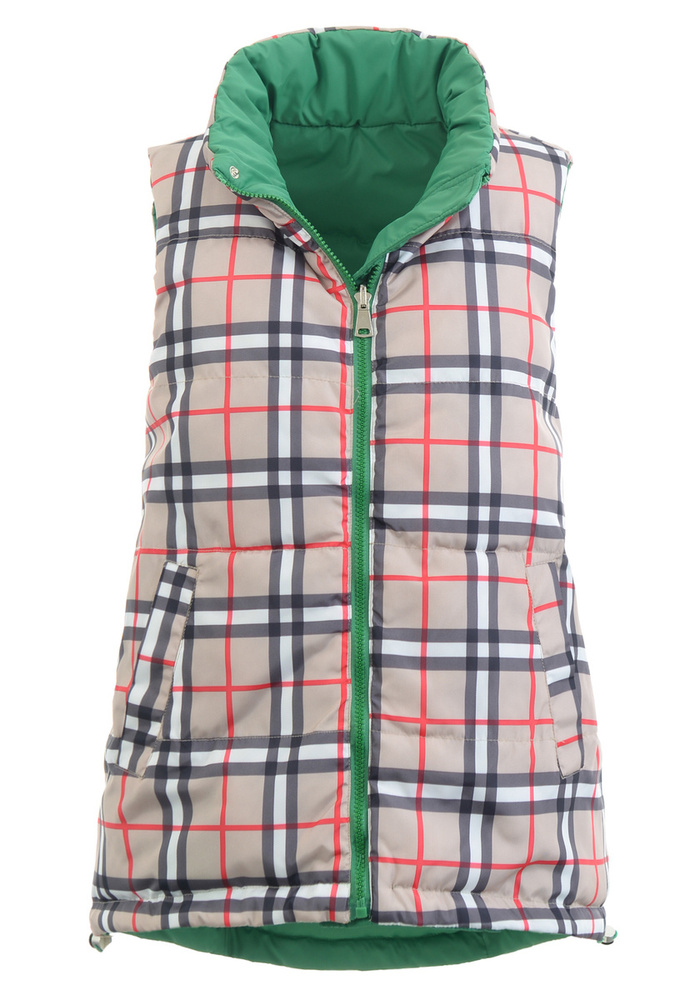 Damska Kamizelka Bezrękawnik Bianka Zielony