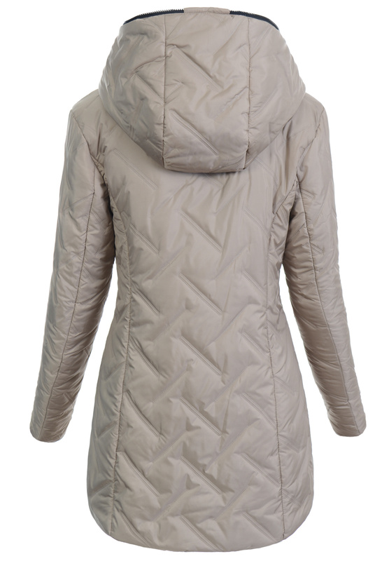 Damska Kurtka Dwustronna Zimowa Damiana Beżowa
