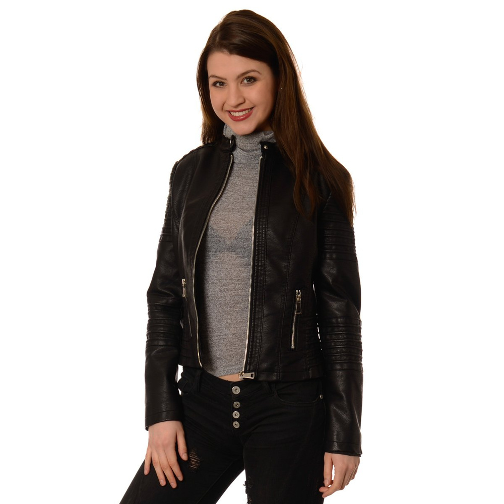 Rewelacyjna Damska Kurtka Ramoneska Catina Czarna