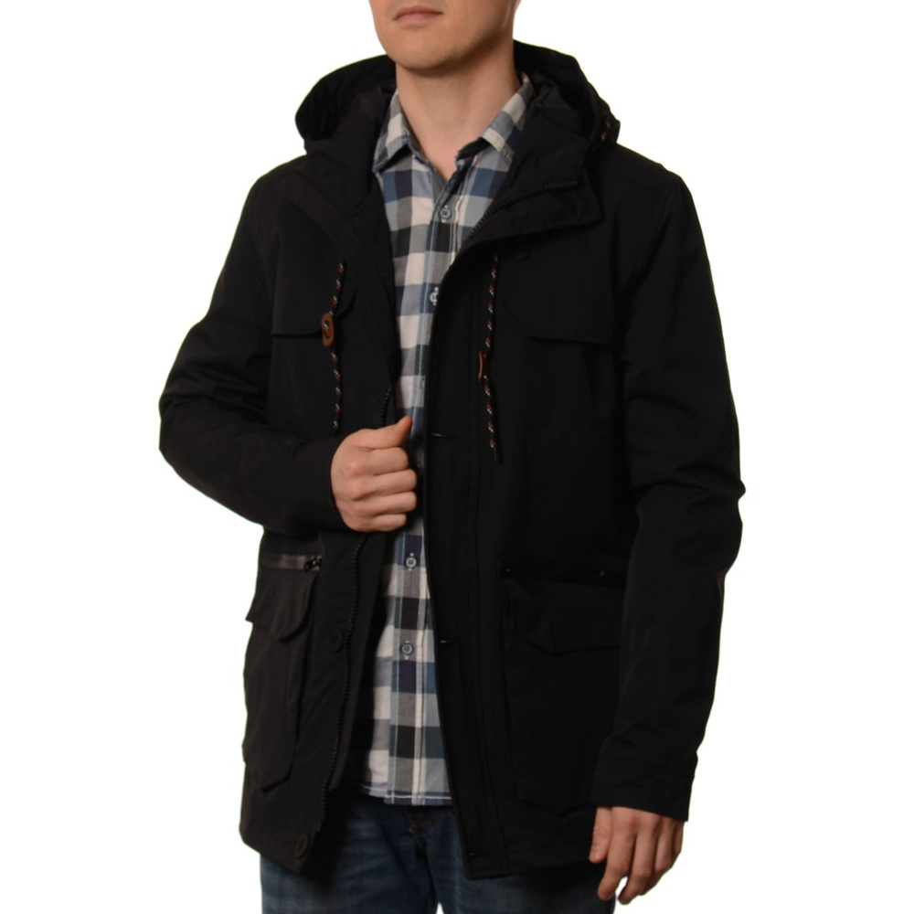 Męska Elegancka Kurtka Wiosenna - Jesienna Pablo Czarna