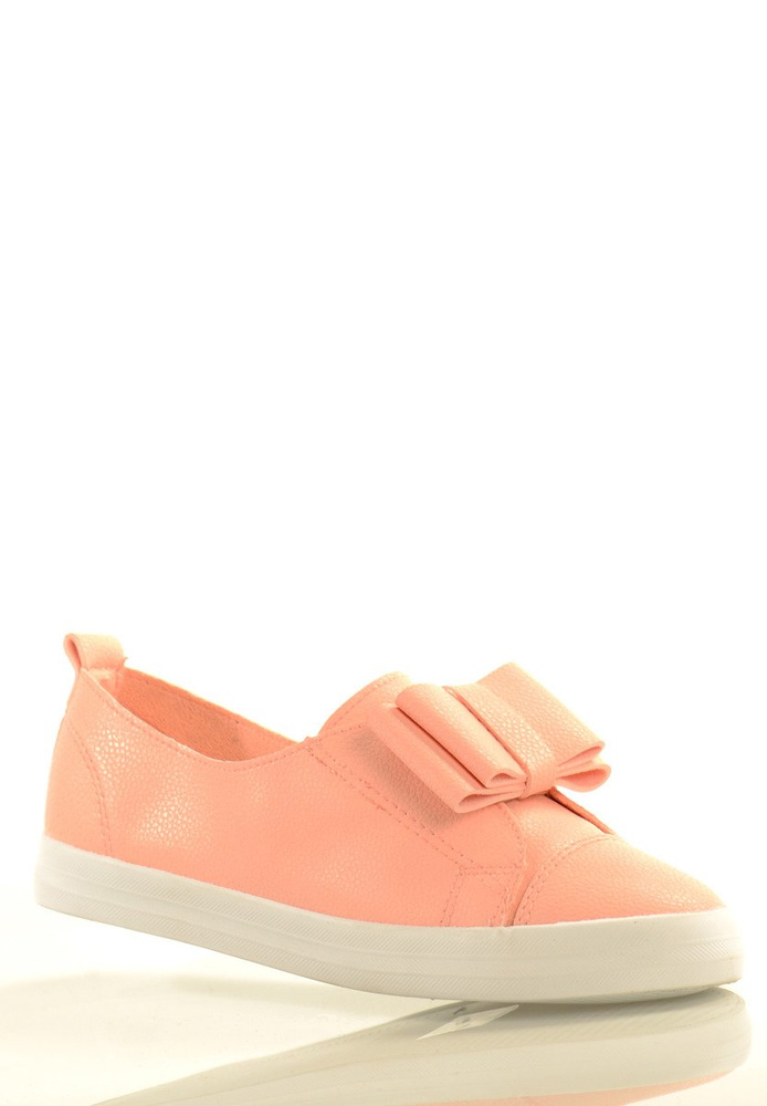 Trampki Slip On Platforma Łososiowe