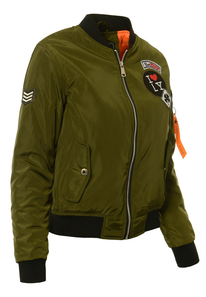 Damska Wiosenna Kurtka Bomberka Elif Zielona