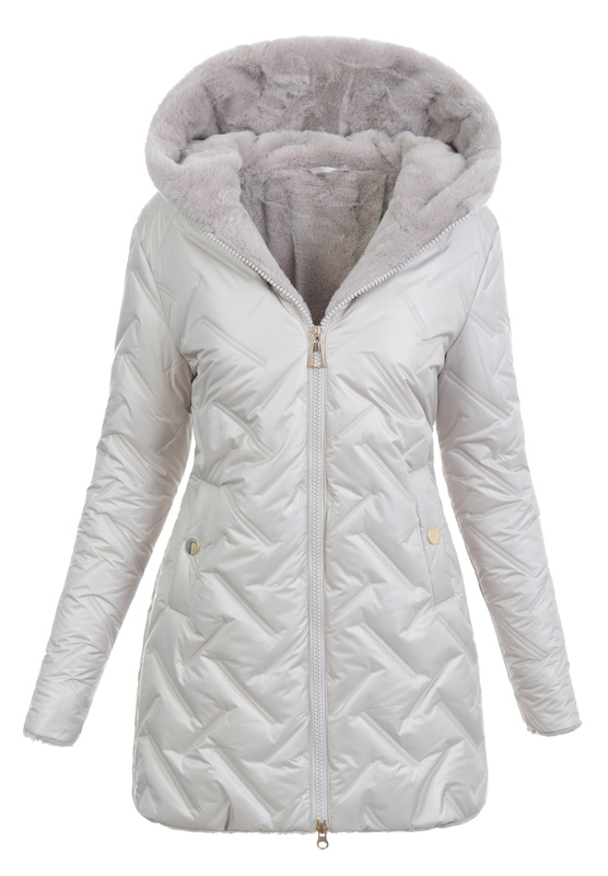 Damska Kurtka Zimowa Malina Różowa