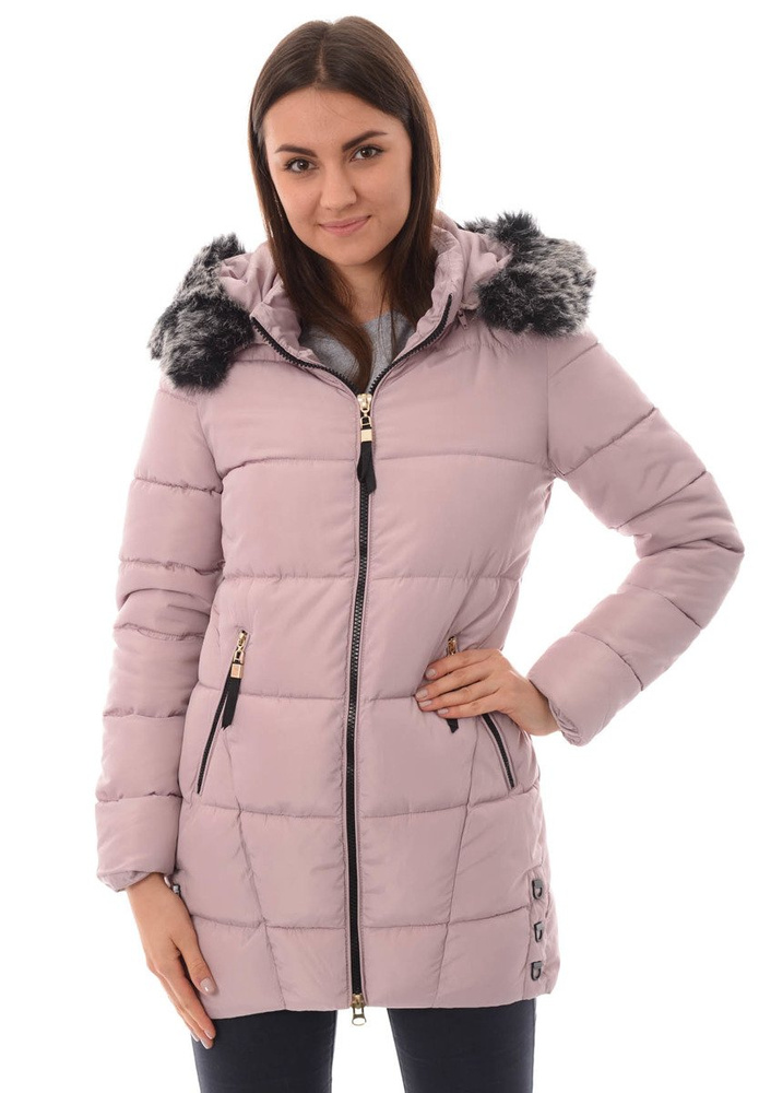 Damska Zimowa Kurtka Ortalionowa Magdalena Różowa