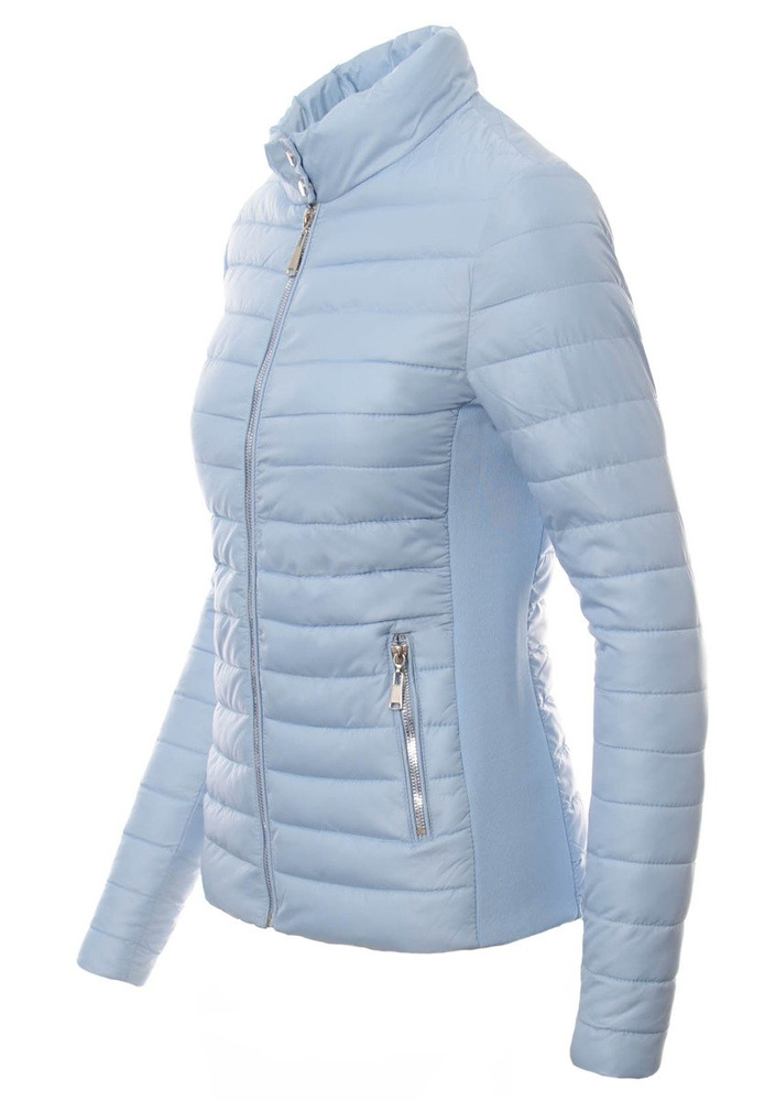 Damska Wiosenna Kurtka Błękitna