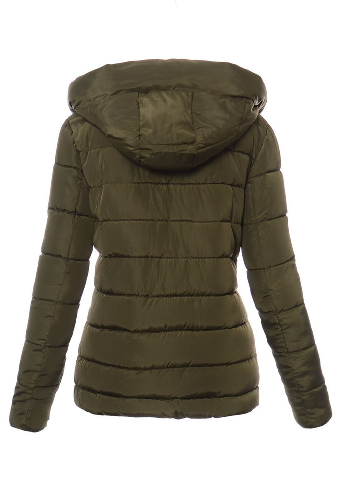 Damska Zimowa Kurtka Ortalionowa Lea Zielona