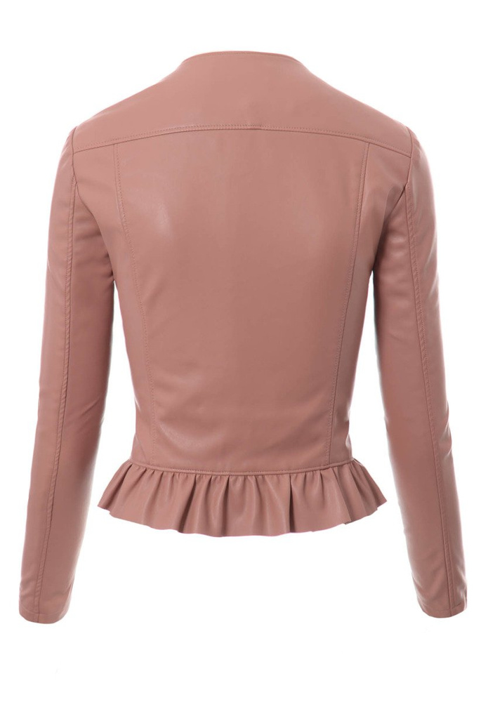 Rewelacyjna Damska Kurtka Ramoneska Różowa