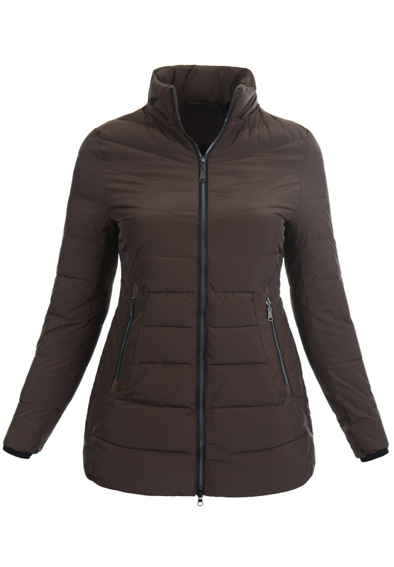 Damska Kurtka Zimowa Debora Brązowa