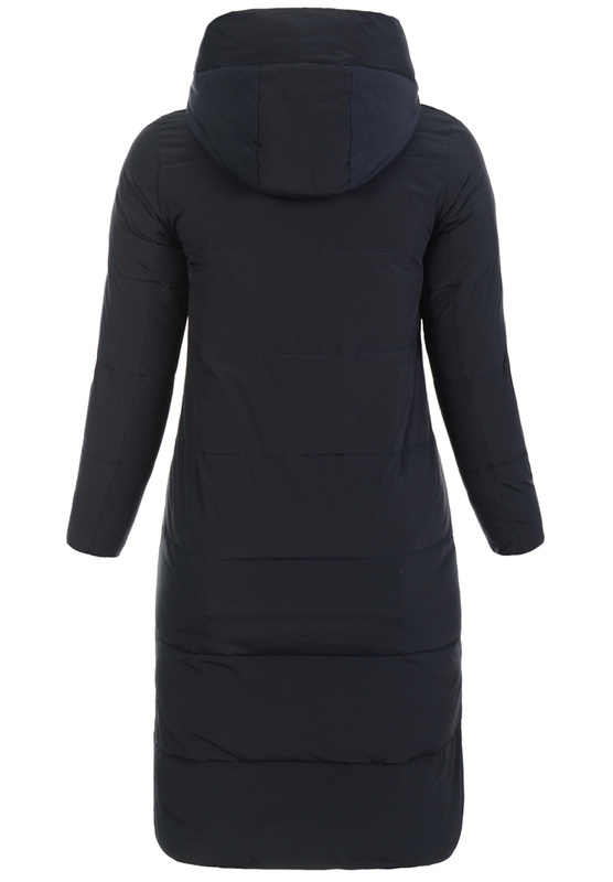 Damska Kurtka Pikowana Długa Ariada Granatowa
