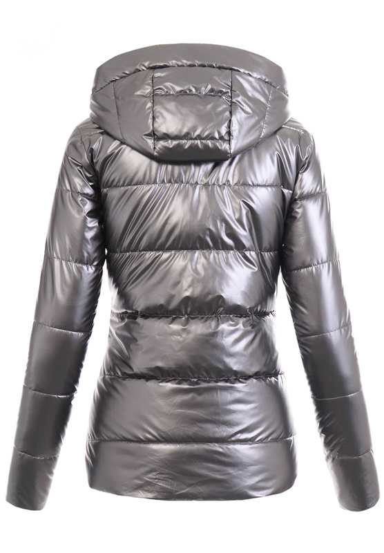 Damska Wiosenna Kurtka Lukrecja Srebrna