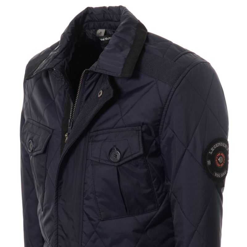 Legender's Support - Męska Kurtka Jesienno - Wiosenna Granat