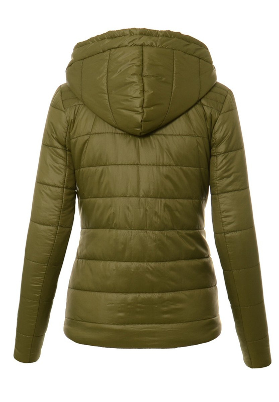 Damska Wiosenna Kurtka Marieta Oliwkowa