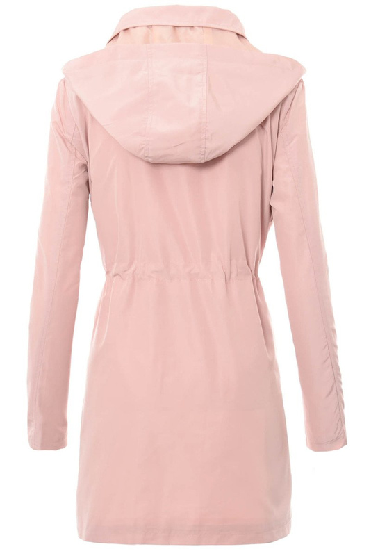 Damska Parka Wiosenna Malwina Różowa