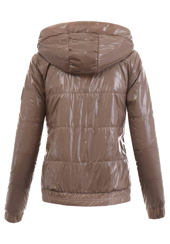 Damska Wiosenna Kurtka Lubomira Jasno Brązowa