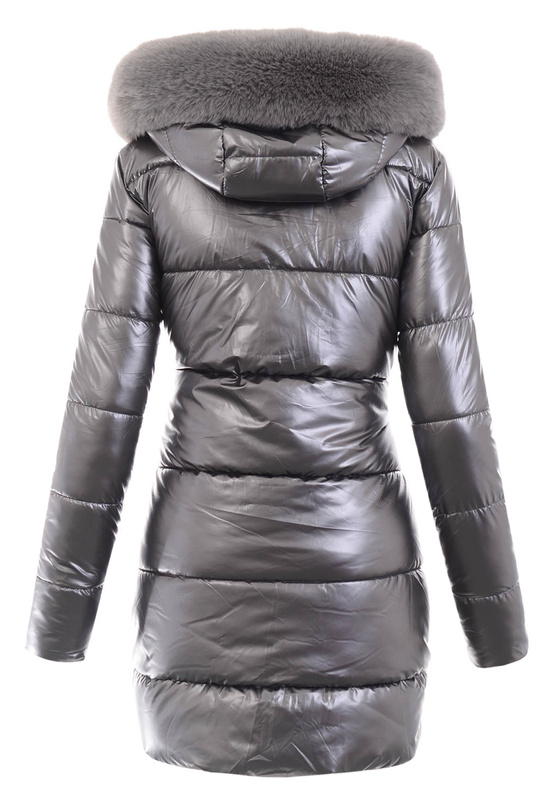 Damska Kurtka Ortalionowa Paola Grafitowa