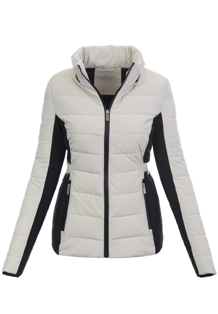 Damska Kurtka Zimowa Rose Ecru