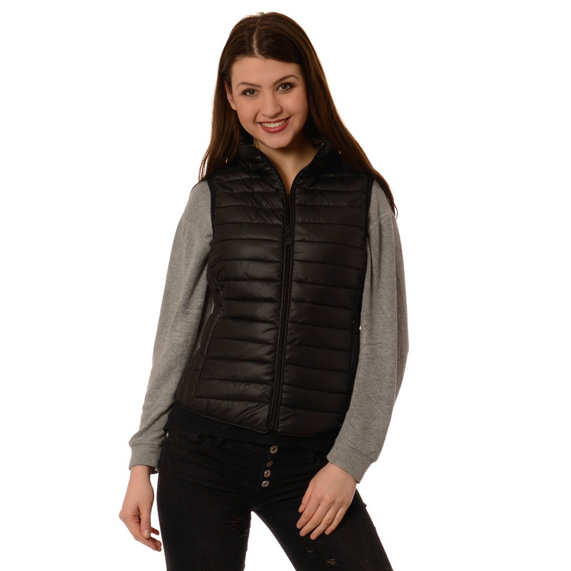 Damska Kamizelka Bezrękawnik Lea Czarny