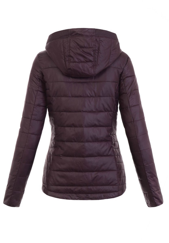 Damska Wiosenna Kurtka Anika Śliwkowa